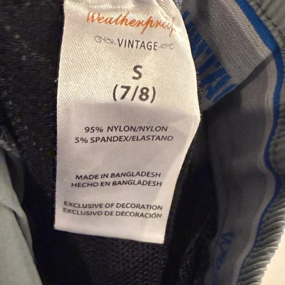 Weatherproof Vintage Boy's Jogger Pants Gray - Size Small 7/8 - Picture 6 of 7